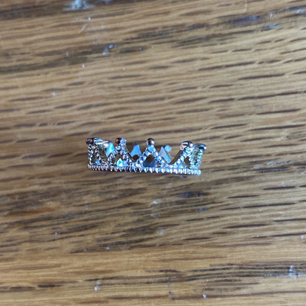 Gold Crown Pinky Ring